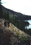 Na vychzce kolem Jenny Lake