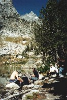 Oberstven na behu Amphitheater Lake