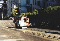 Historick tramvaj - tzv. Cable Car